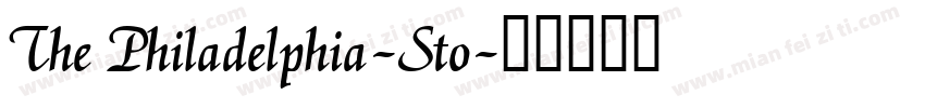 The Philadelphia-Sto字体转换